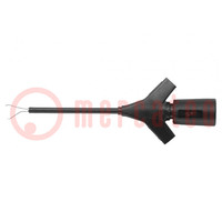 Clip-on probe; pincers type; 2A; 60VDC; Max jaw capacity: 1.27mm