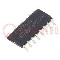 IC: driver; boost,flyback; DC/DC switcher,kontroler PWM; SO16