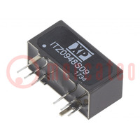 Converter: DC/DC; 9W; Uin: 18÷75V; Uout: 9VDC; Iout: 1000mA; SIP8; THT
