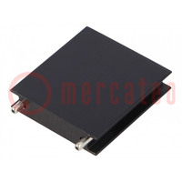 Heatsink: extruded; flat; SOT93,TO218,TO220,TO247,TOP3; black