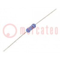 Resistor: metal oxide; 22kΩ; 1W; ±5%; Ø3.5x10mm; -55÷155°C