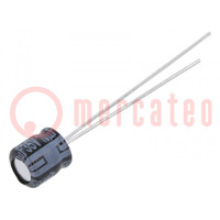 Kondensator: elektrolytisch; THT; 10uF; 35VDC; Ø5x5mm; ±20%; 1000h