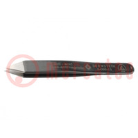 Tweezers; Blade tip shape: sharp; Tweezers len: 90mm; Blades: wide