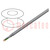 Wire; ELITRONIC® LIYCY; 8x0.75mm2; tinned copper braid; PVC; grey