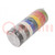 Tape: electrical insulating; W: 15mm; L: 10m; Thk: 150um; PVC film