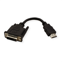VALUE HDMI-DVI Adapter, HDMI ST / DVI-D BU