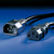 ROLINE Câble d'alimentation, IEC 320 C14 - C13, noir, 1 m