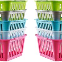 Baskets - Baskets-Plastic 300x200x110mm (Pink)