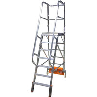 Leitern - PodestLeitern, Einseitig besteigbar, klappbar, 7 Stufen, 0,82 m breit
