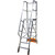 Leitern - PodestLeitern, Einseitig besteigbar, klappbar, 7 Stufen, 0,82 m breit