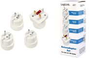 LogiLink Reise-Adapter-Set (EU/UK/US), weiß (11116637)