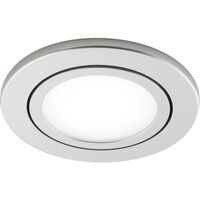 Produktbild zu Lampada LED ad incasso Orbit, Set 3 pz, 4300 K, bianco neutro, eff.inox