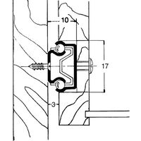 Produktbild zu Guida a sfere AZ 870 estrazione semplice, lunghezza guida 280 mm