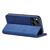 5_Magnet Fancy Case Hülle für iPhone 14 Plus Flip Cover Wallet Stand blau
