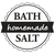 Produktfoto: Stempel Bath Salt -homemade- , 3cm ø