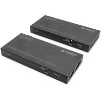 DIGITUS 4K HDBaseT HDMI KVM Extender Set USB 2.0 150m