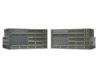 Cisco Catalyst WS-C2960+24LC-S Netzwerk-Switch Managed L2 Fast Ethernet (10/100) Power over Ethernet (PoE) Schwarz