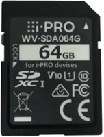 i-PRO WV-SDA064G memory card 64 GB SDXC 3D NAND Class 10