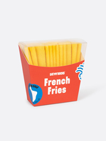 EatMySocks French Fries Unisex Crew-Socken Schwarz, Rot, Weiß, Gelb 1 Paar(e)