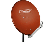 Schwaiger SPI710.2 satelliet antenne Rood