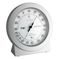 TFA-Dostmann 45.2020 insteekthermometer Elektronische omgevingsthermometer Binnen Zilver, Wit