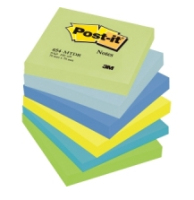 Post-It 654-MTDR note paper Square Multicolour 100 sheets Self-adhesive