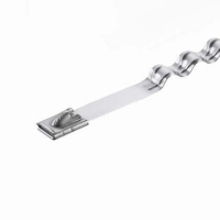 Panduit MLT8WS-LP kabelbinder Kabelbinder met parallelle doorvoer Roestvrijstaal 50 stuk(s)