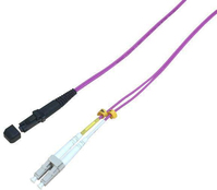 Microconnect FIB432025-4 InfiniBand/fibre optic cable 25 m LC MT-RJ OM4 Violet
