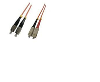 Microconnect FIB720010 kabel optyczny 10 m FC SC OM1 Czerwony