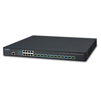 PLANET XGS-6350-12X8TR netwerk-switch Managed L3 Gigabit Ethernet (10/100/1000) 1U Zwart