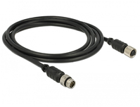 Navilock 62973 seriële kabel Zwart 3 m M8