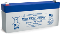 Power-Sonic PS-630ST Plombierte Bleisäure (VRLA) 6 V 3,5 Ah
