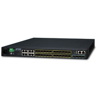 PLANET SGS-6341-16S8C4XR commutateur réseau Géré L3 Gigabit Ethernet (10/100/1000) 1U Noir