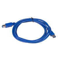 Akyga AK-USB-09 USB cable 1.8 m USB 3.2 Gen 1 (3.1 Gen 1) USB B USB A Blue