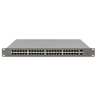 Cisco Meraki GS110-48-HW-UK Netzwerk-Switch Managed Gigabit Ethernet (10/100/1000) 1U Grau