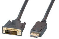 EFB Elektronik K5564SW.3V2 video kabel adapter 3 m DisplayPort DVI-I Zwart