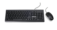 iogear GKM513B keyboard Mouse included USB QWERTY US English Black