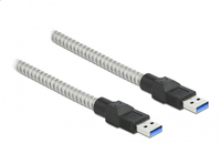 DeLOCK 86775 USB-kabel 1 m USB 3.2 Gen 1 (3.1 Gen 1) USB A Zilver