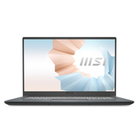 MSI Modern 15 A11MU-1013IT Computer portatile 39,6 cm (15.6") Full HD Intel® Core™ i3 i3-1115G4 8 GB DDR4-SDRAM 512 GB SSD Wi-Fi 6 (802.11ax) Windows 11 Home Carbonio, Grigio