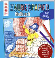 TOPP Verlag Zauberpapier Malbuch Für Jungs