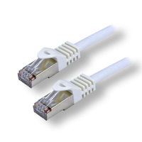 MCL FCC7BMSHF-1M/W cable de red Blanco Cat7 S/FTP (S-STP)