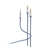 Flexline FL31-32041 audio kabel 3 m 3.5mm 2 x RCA Blauw
