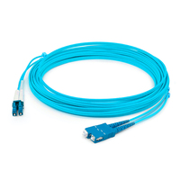 Titan LCSCOM3DAQ10/CL InfiniBand/fibre optic cable 10 m LC SC OM3 Aqua colour
