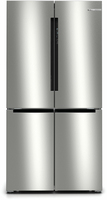 Bosch Serie 6 KFN96APEA kétajtós mélyhűtős hűtőszekrény Szabadonálló 605 L E Rozsdamentes acél