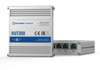 Teltonika RUT300 ruter Fast Ethernet Niebieski, Metaliczny