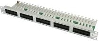 Telegärtner 50-port ISDN patch panel, Cat. 3 1U