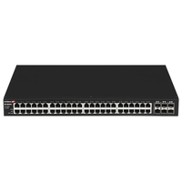 Edimax GS-5654LX łącza sieciowe Zarządzany Gigabit Ethernet (10/100/1000) Czarny