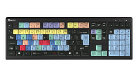 Logickeyboard LKB-CBASE-A2PC-UK Tastatur USB QWERTY UK Englisch Schwarz