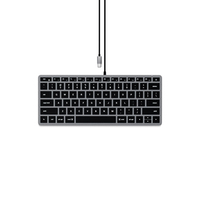 Satechi W1 toetsenbord USB QWERTY Noors Zwart, Grijs
