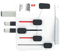 Skross 1.103180 Caricabatterie per dispositivi mobili Fotocamera, Computer portatile, Smartphone Bianco AC Interno